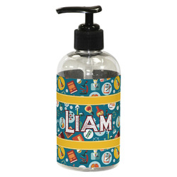 Rocket Science Plastic Soap / Lotion Dispenser (8 oz - Small - Black) (Personalized)