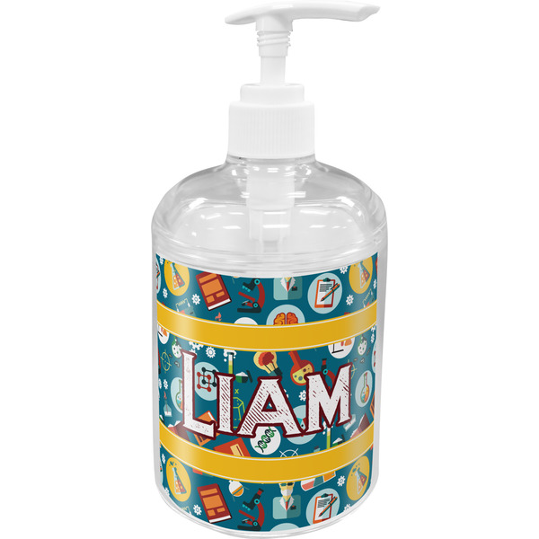 Custom Rocket Science Acrylic Soap & Lotion Bottle (Personalized)