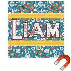 Rocket Science Square Car Magnet - 6" (Personalized)