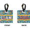 Rocket Science Square Luggage Tag (Front + Back)