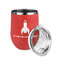 Rocket Science Stainless Wine Tumblers - Coral - Single Sided - Alt View