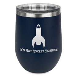 Rocket Science Stemless Wine Tumbler - 5 Color Choices - Stainless Steel  (Personalized)