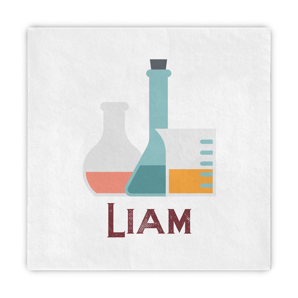 Custom Rocket Science Decorative Paper Napkins (Personalized)