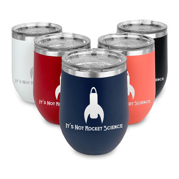 Rocket Science Steel Wine Tumblers Multiple Colors