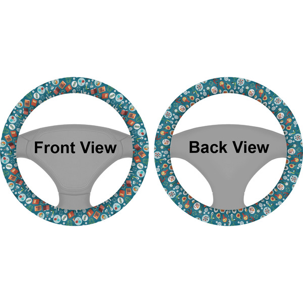 Rocket Science Steering Wheel Cover- Front and Back