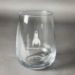 Rocket Science Stemless Wine Glass (Single) (Personalized)