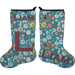 Rocket Science Holiday Stocking - Double-Sided - Neoprene (Personalized)