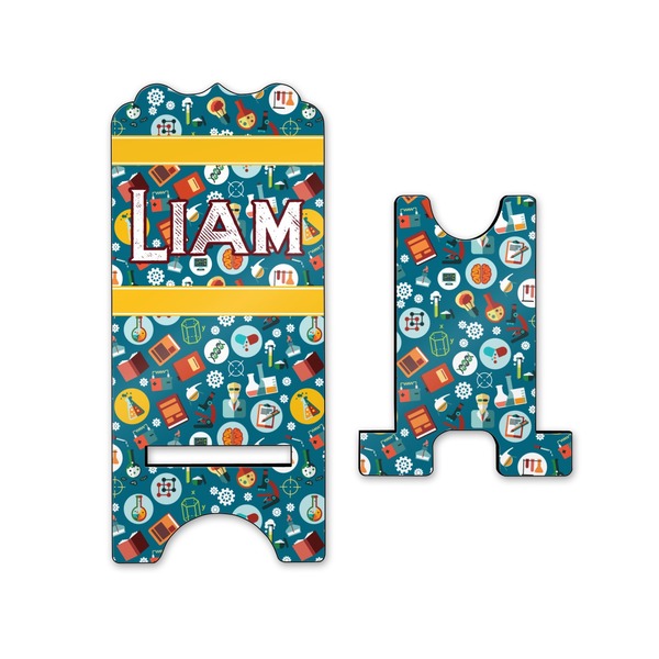 Rocket Science Stylized Phone Stand - Front & Back - Small