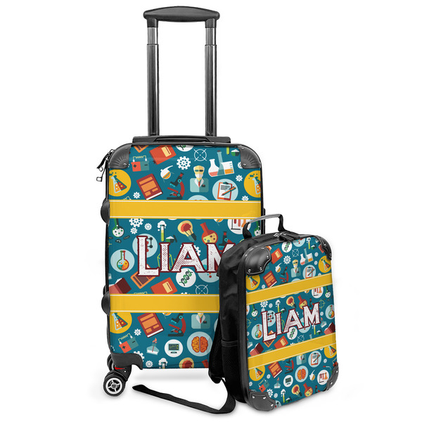 Custom Rocket Science Kids 2-Piece Luggage Set - Suitcase & Backpack (Personalized)