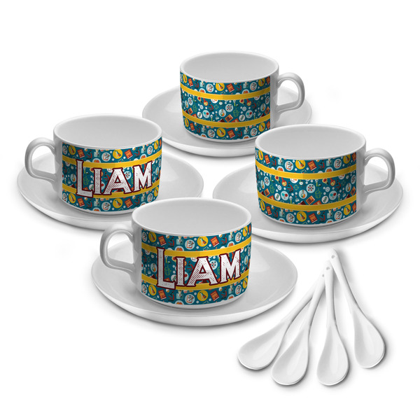 Custom Rocket Science Tea Cup - Set of 4 (Personalized)
