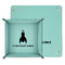 Rocket Science Teal Faux Leather Valet Trays - PARENT MAIN