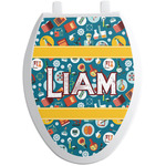 Rocket Science Toilet Seat Decal - Elongated (Personalized)