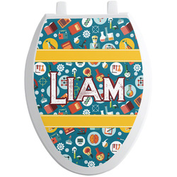 Rocket Science Toilet Seat Decal - Elongated (Personalized)