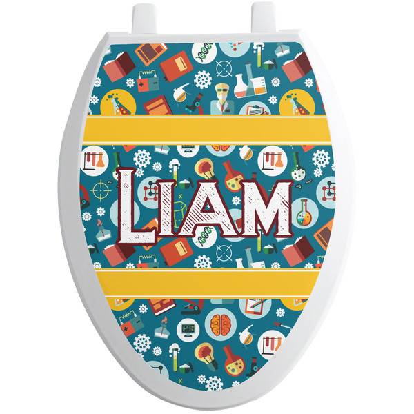 Rocket Science Toilet Seat Decal Elongated