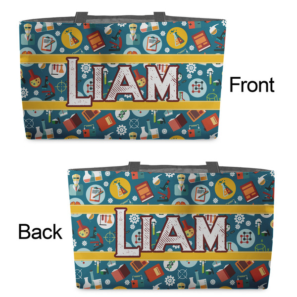 Rocket Science Tote w/Black Handles - Front & Back Views