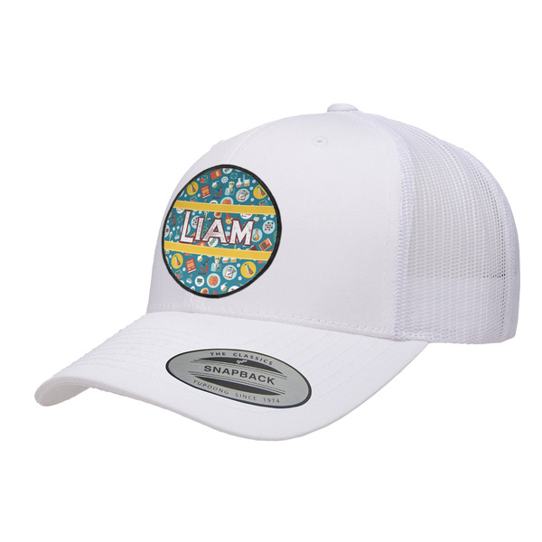 Custom Rocket Science Trucker Hat - White (Personalized)