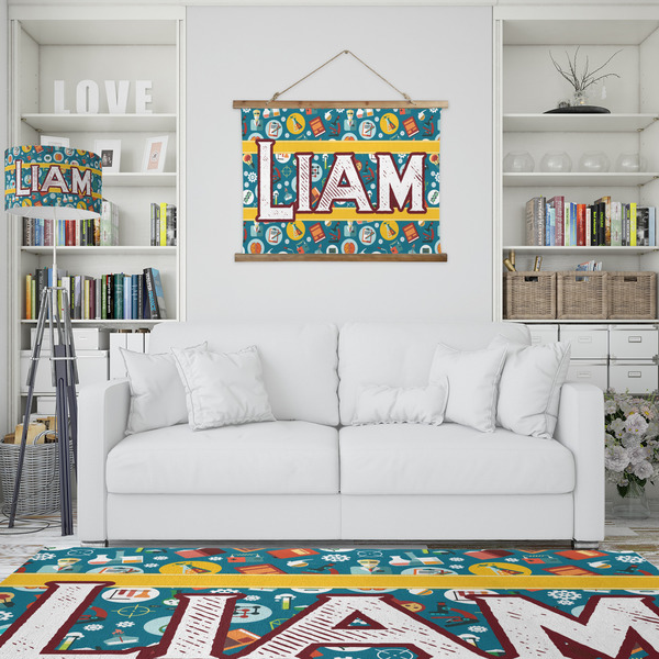 Rocket Science Wall Hanging Tapestry - IN CONTEXT