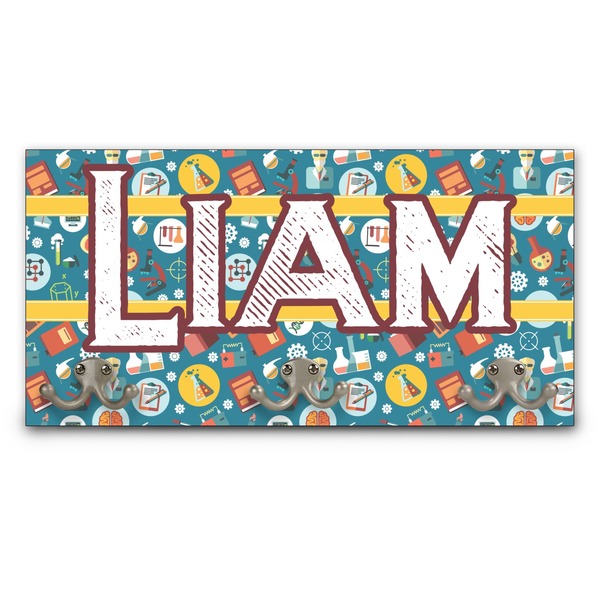 Custom Rocket Science Wall Mounted Coat Rack (Personalized)