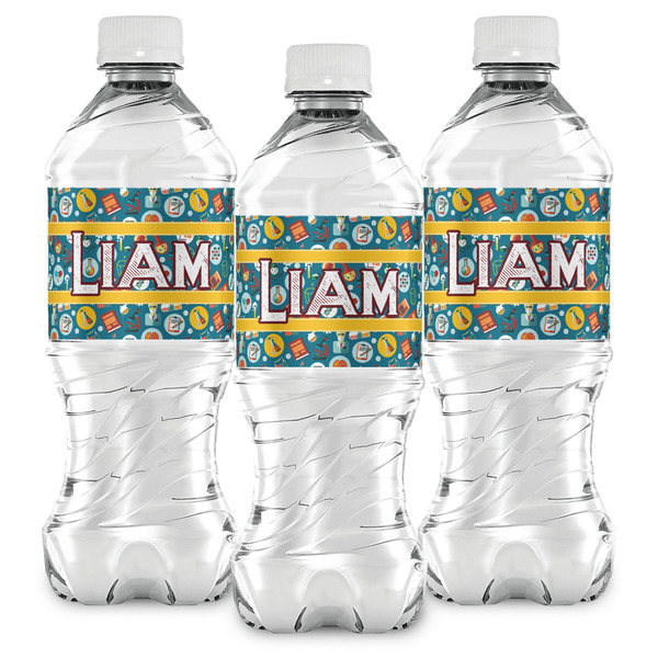 Rocket Science Water Bottle Labels - Front View