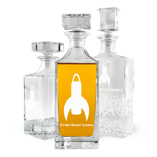 Custom Rocket Science Whiskey Decanter (Personalized)