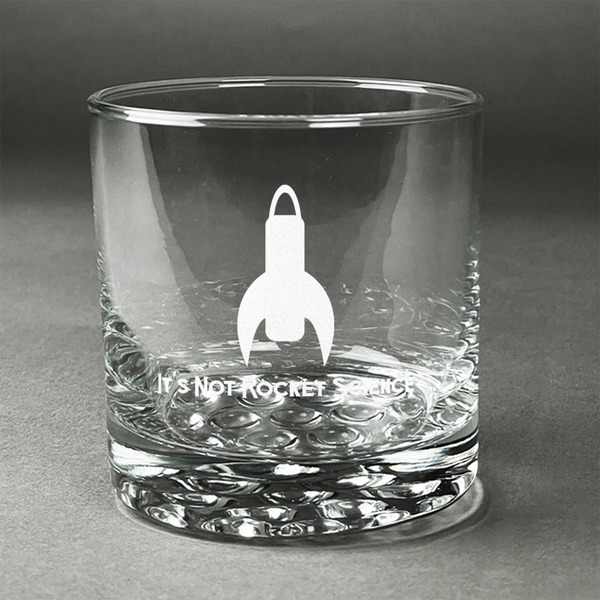 Custom Rocket Science Whiskey Glass - Engraved (Personalized)