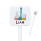 Rocket Science Square Plastic Stir Sticks (Personalized)