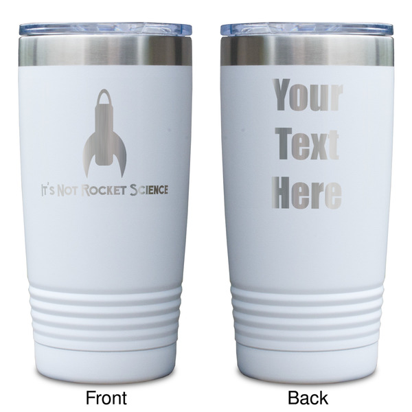 Rocket Science White Polar Camel Tumbler - 20oz - Double Sided - Approval