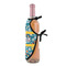 Rocket Science Wine Bottle Apron - DETAIL WITH CLIP ON NECK
