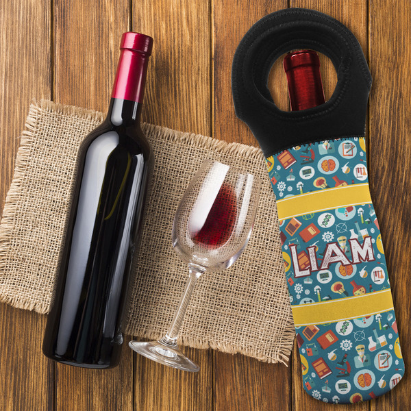 Rocket Science Wine Tote Bag - FLATLAY