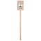 Rocket Science Wooden 6.25" Stir Stick - Rectangular - Single Stick