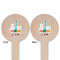 Rocket Science Wooden 6" Food Pick - Round - Double Sided - Front & Back