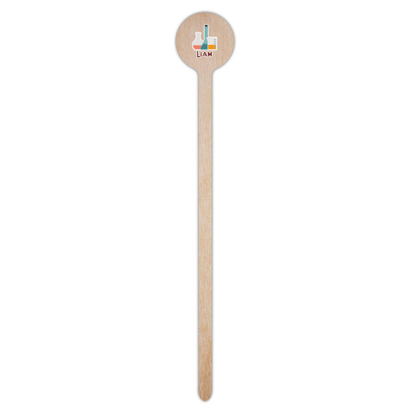 Rocket Science Wooden 7.5" Stir Stick - Round - Single Stick