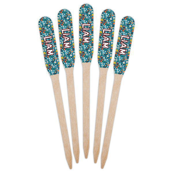 Rocket Science Wooden Food Pick - Paddle - Fan View