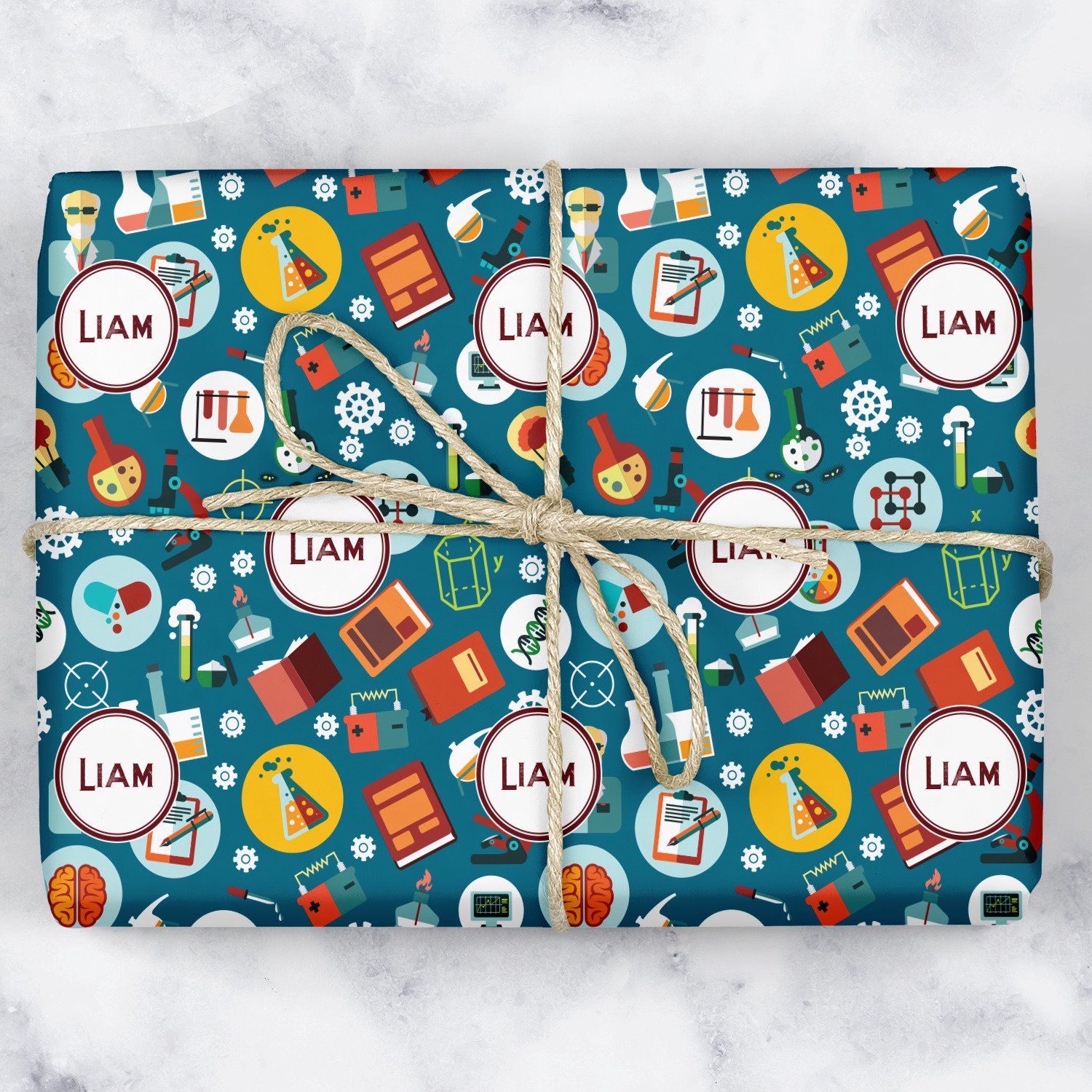 Rocket Science Wrapping Paper (Personalized) YouCustomizeIt