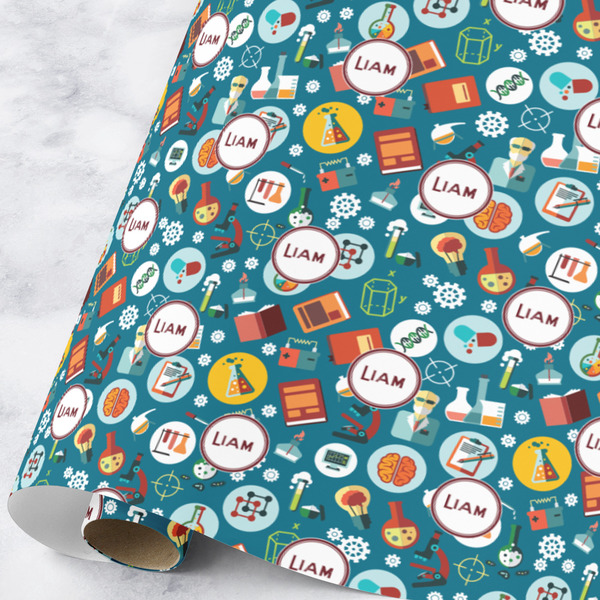 Custom Rocket Science Wrapping Paper Roll - Large (Personalized)