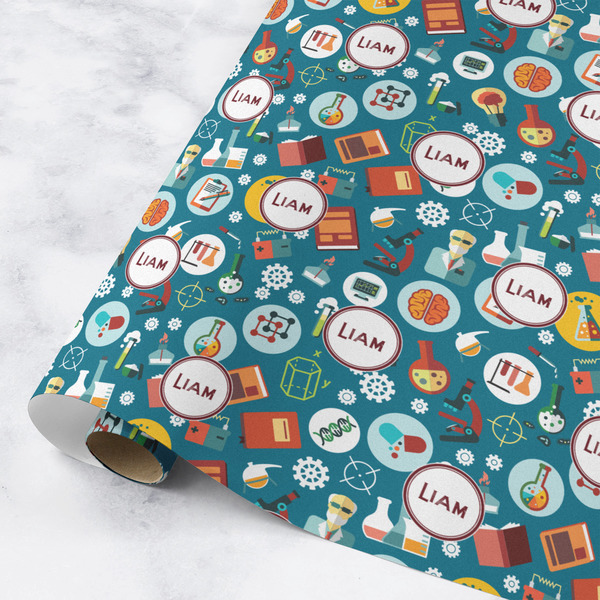 Custom Rocket Science Wrapping Paper Roll - Medium - Matte (Personalized)