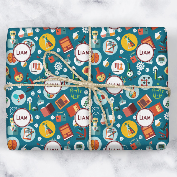 Rocket Science Wrapping Paper Roll - Matte - Wrapped Box