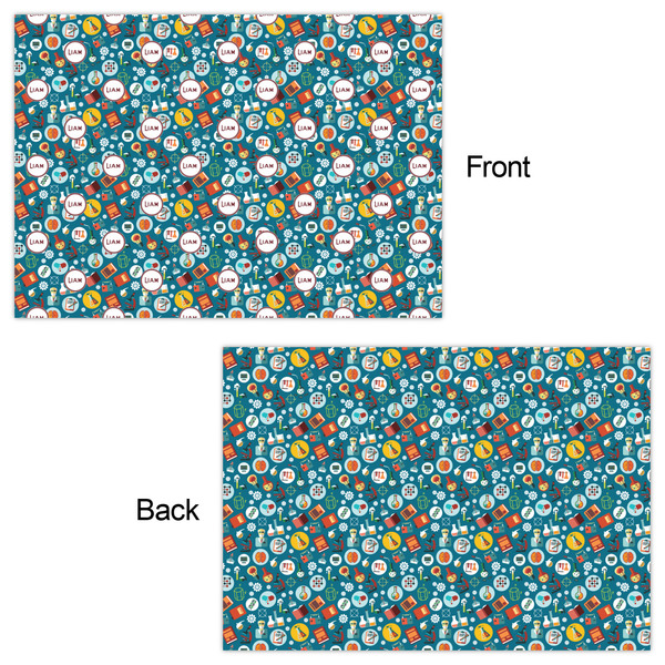 Rocket Science Wrapping Paper Sheet - Double Sided - Front & Back