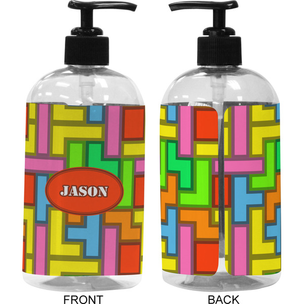 Tetromino 16 oz Plastic Liquid Dispenser (Approval)