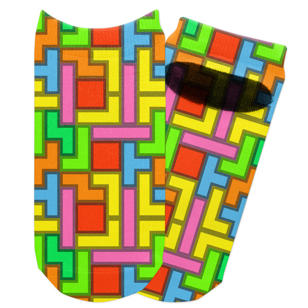 Custom Tetromino Adult Ankle Socks
