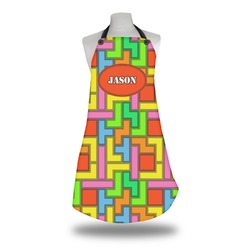 Tetromino Apron w/ Name or Text