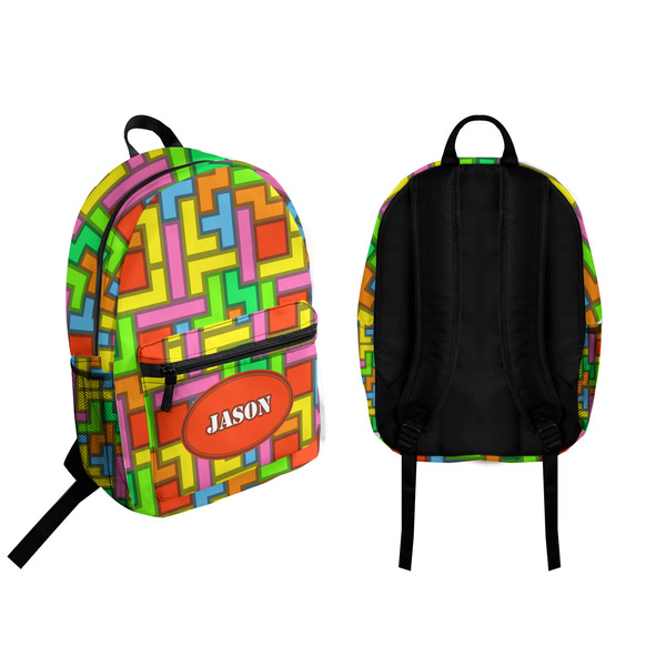Tetromino Backpack front and back - Apvl