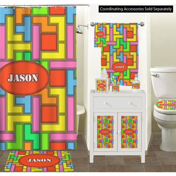 Tetromino Bathroom Scene