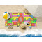 Tetromino Beach Towel Lifestyle