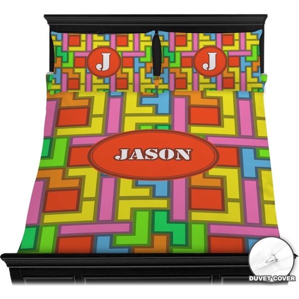 Tetromino Bedding Set (Queen) - Duvet
