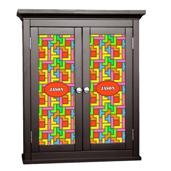 Custom Tetromino Cabinet Decal - Large (Personalized)