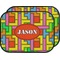 Tetromino Car Floor Mats (Back Seat) (Personalized)
