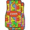 Tetromino Car Floor Mats (Front Seat) (Personalized)