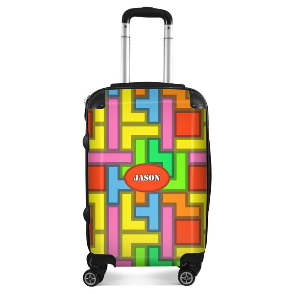 Custom Tetromino Suitcase - 20" Carry On (Personalized)