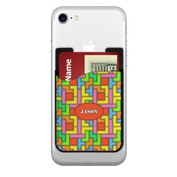 Tetromino 2-in-1 Cell Phone Credit Card Holder & Screen Cleaner (Personalized)